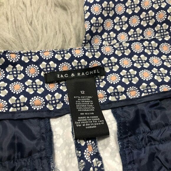 zac & Rachel Printed Ankle Pants - Picture 6 of 9